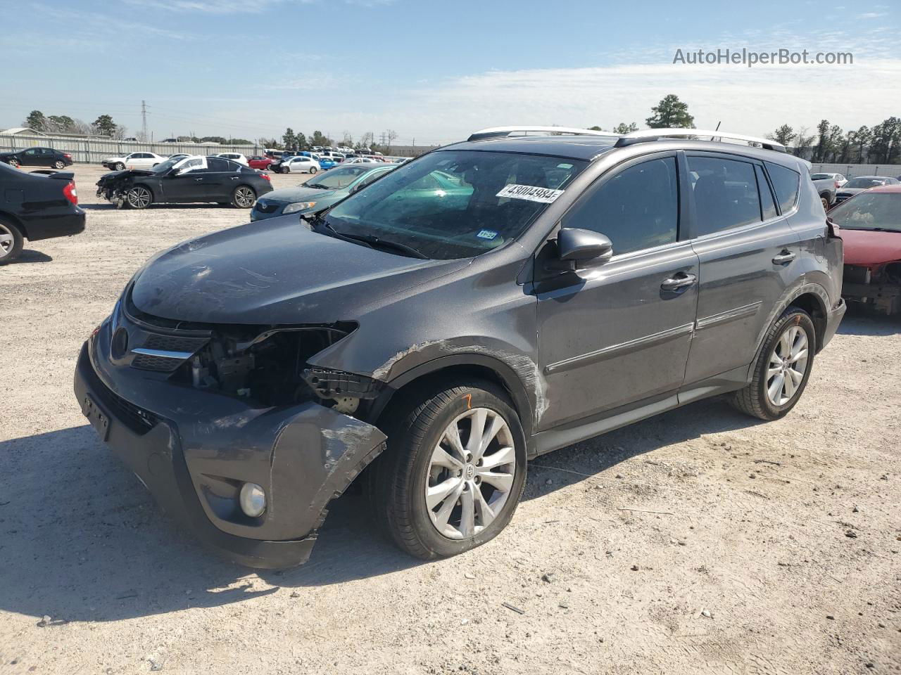 2015 Toyota Rav4 Limited Charcoal vin: 2T3YFREV4FW145993