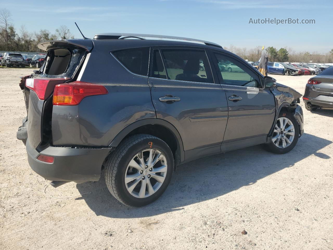 2015 Toyota Rav4 Limited Charcoal vin: 2T3YFREV4FW145993