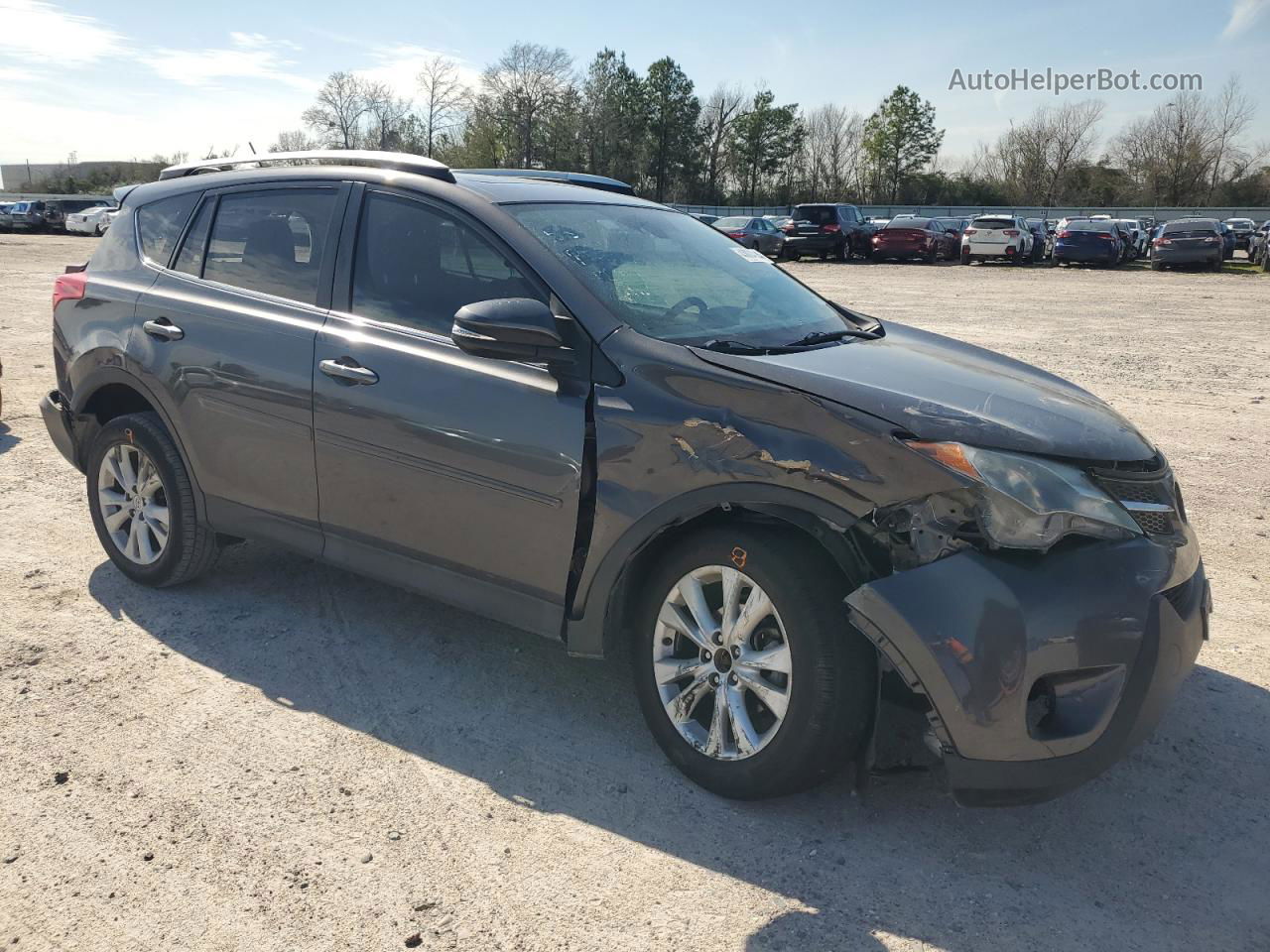 2015 Toyota Rav4 Limited Charcoal vin: 2T3YFREV4FW145993