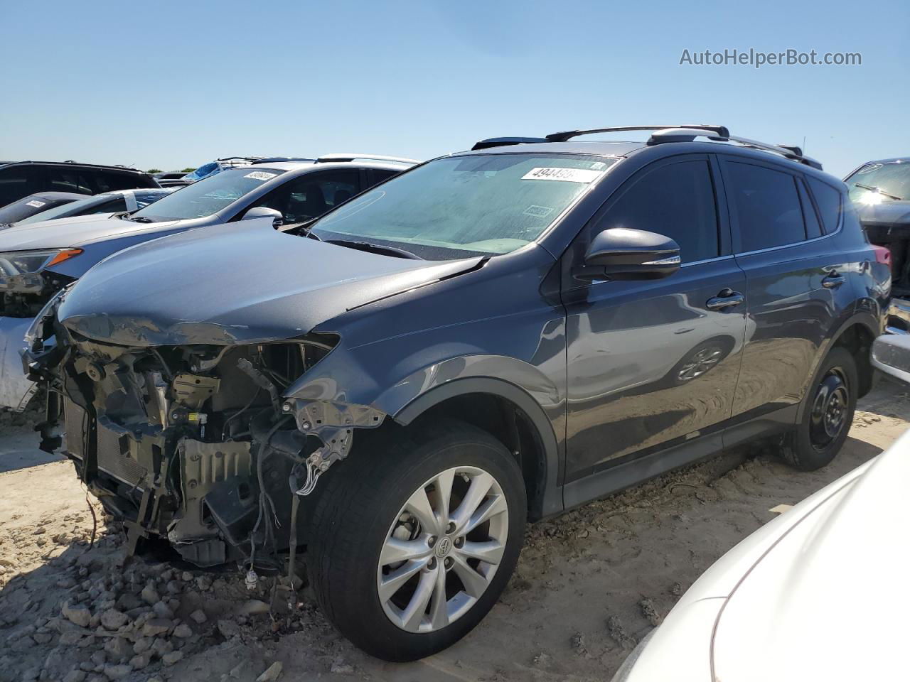 2015 Toyota Rav4 Limited Gray vin: 2T3YFREV4FW152443