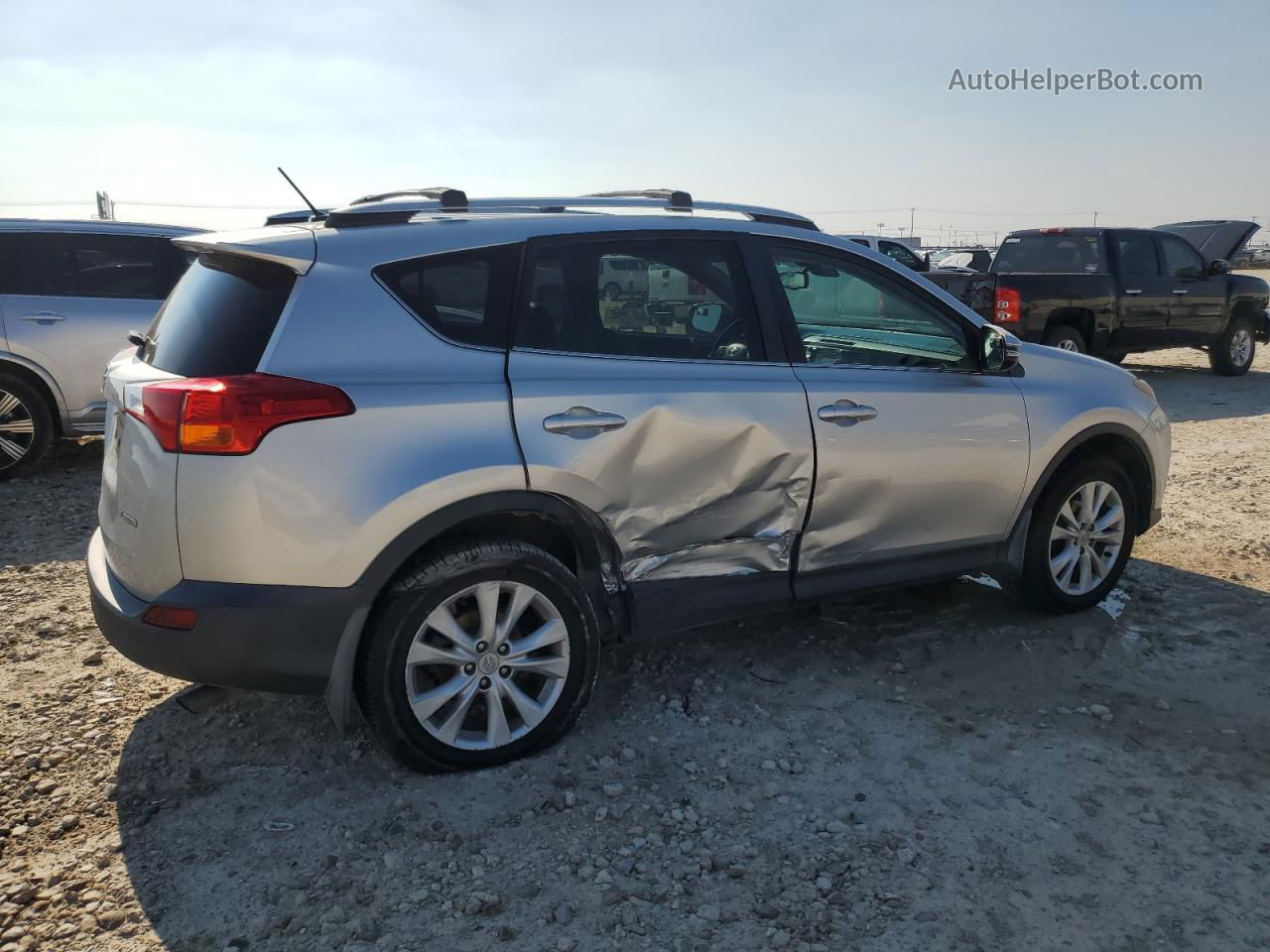 2015 Toyota Rav4 Limited Silver vin: 2T3YFREV4FW163443