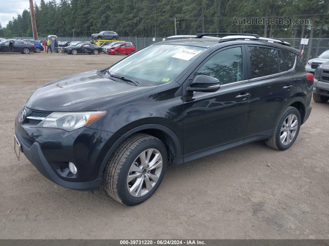 2015 Toyota Rav4 Limited Black vin: 2T3YFREV6FW184486