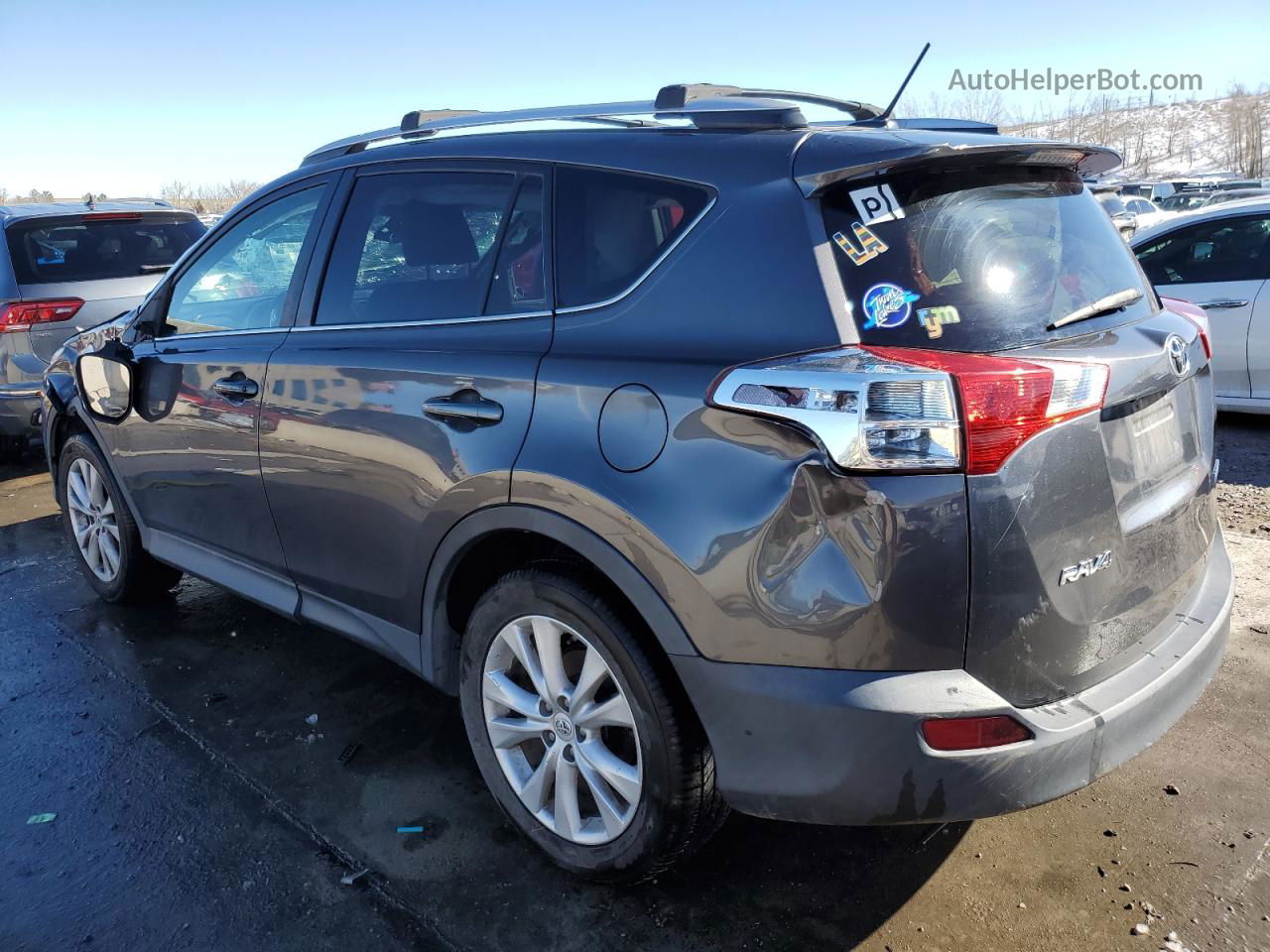 2015 Toyota Rav4 Limited Charcoal vin: 2T3YFREV6FW196055