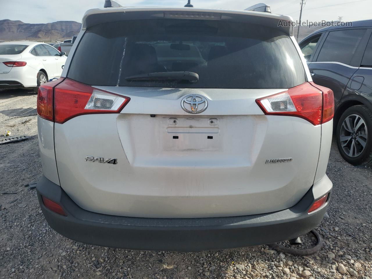 2015 Toyota Rav4 Limited Silver vin: 2T3YFREV7FW199952