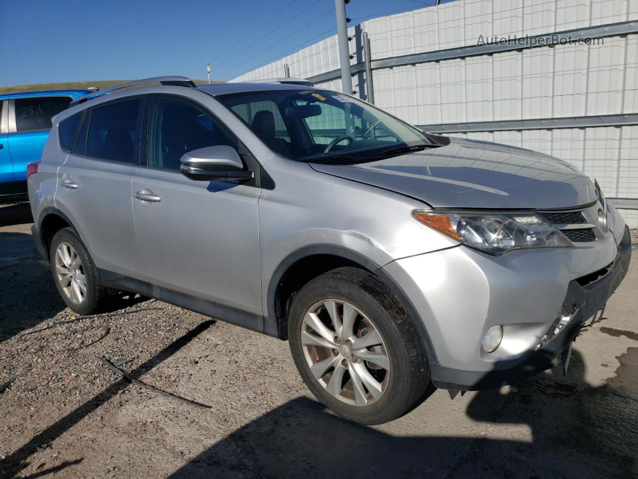 2015 Toyota Rav4 Limited Silver vin: 2T3YFREV7FW222338