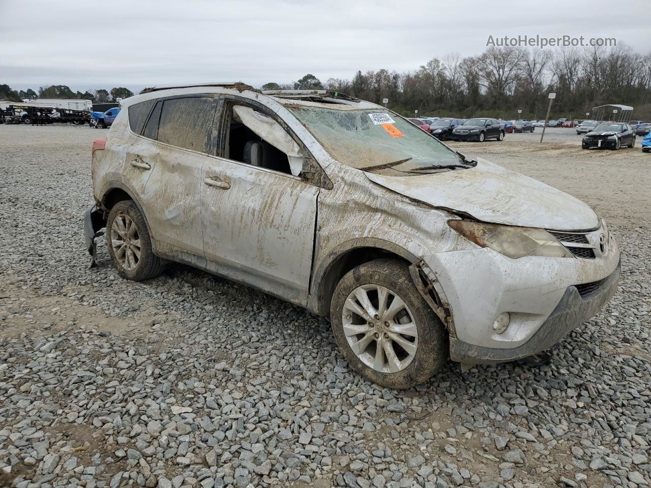 2015 Toyota Rav4 Limited Серебряный vin: 2T3YFREV9FW143933