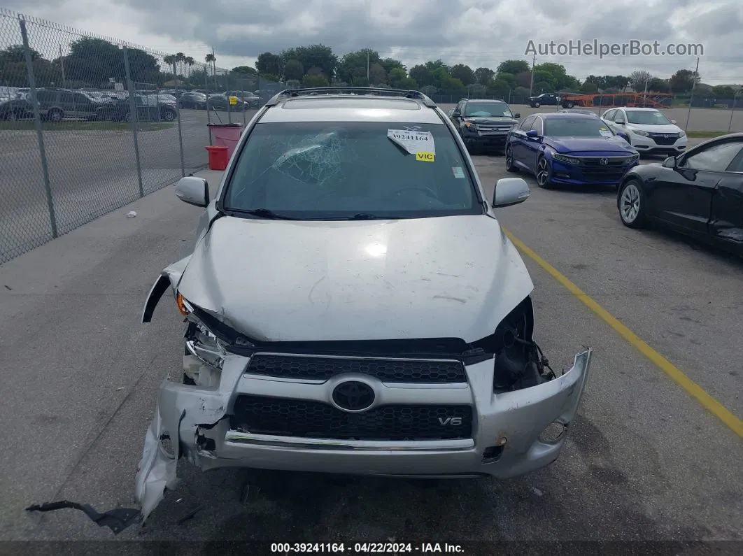 2010 Toyota Rav4 Limited V6 Silver vin: 2T3YK4DV5AW005296