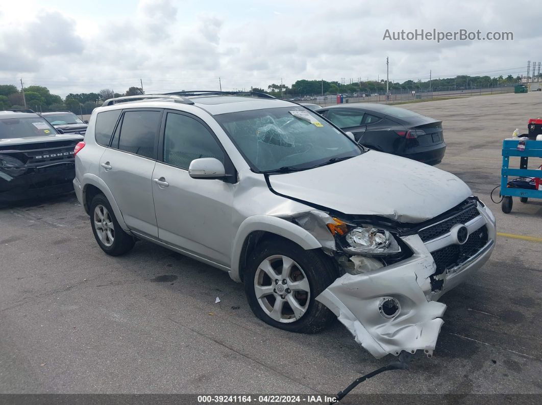 2010 Toyota Rav4 Limited V6 Silver vin: 2T3YK4DV5AW005296