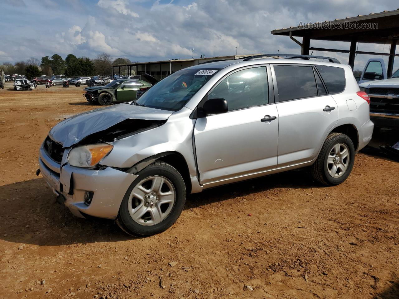 2010 Toyota Rav4  Silver vin: 2T3ZF4DV0AW048873