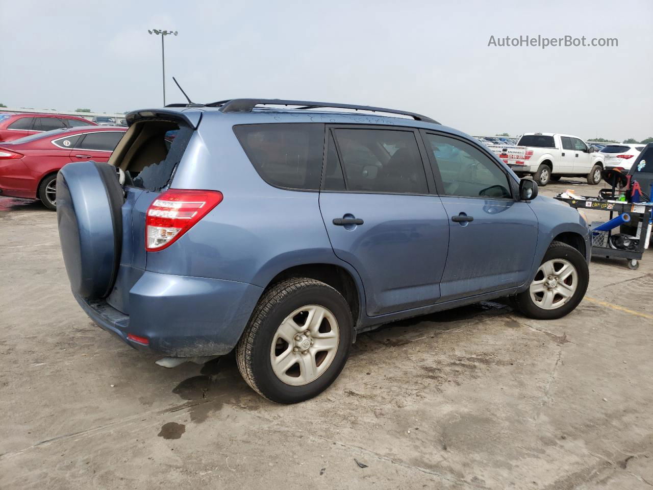 2010 Toyota Rav4  Синий vin: 2T3ZF4DV3AW019562