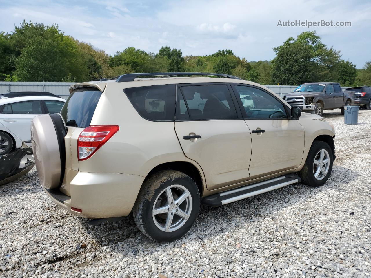 2010 Toyota Rav4  Золотой vin: 2T3ZF4DV5AW045872