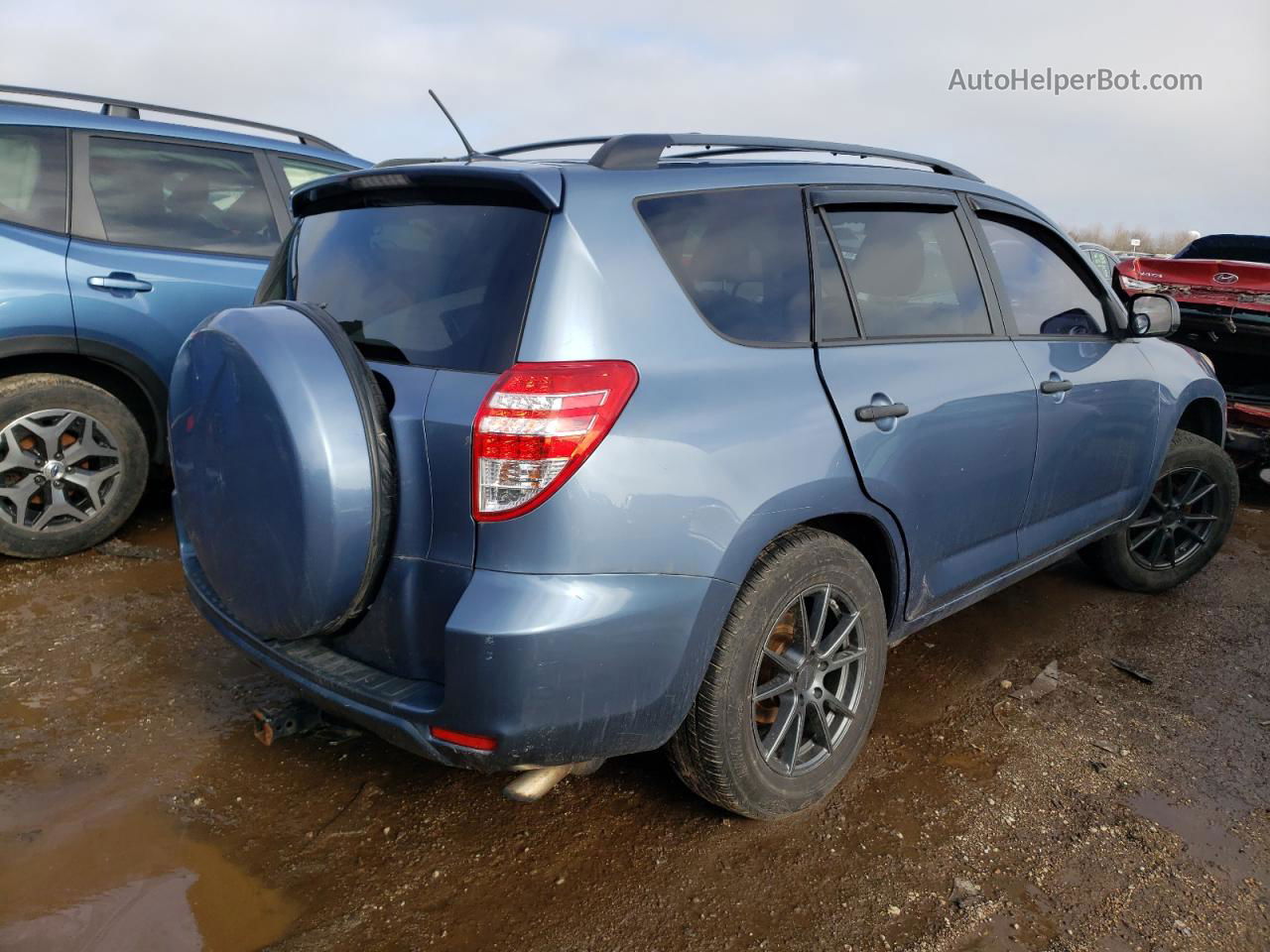 2010 Toyota Rav4  Синий vin: 2T3ZF4DV6AW019782