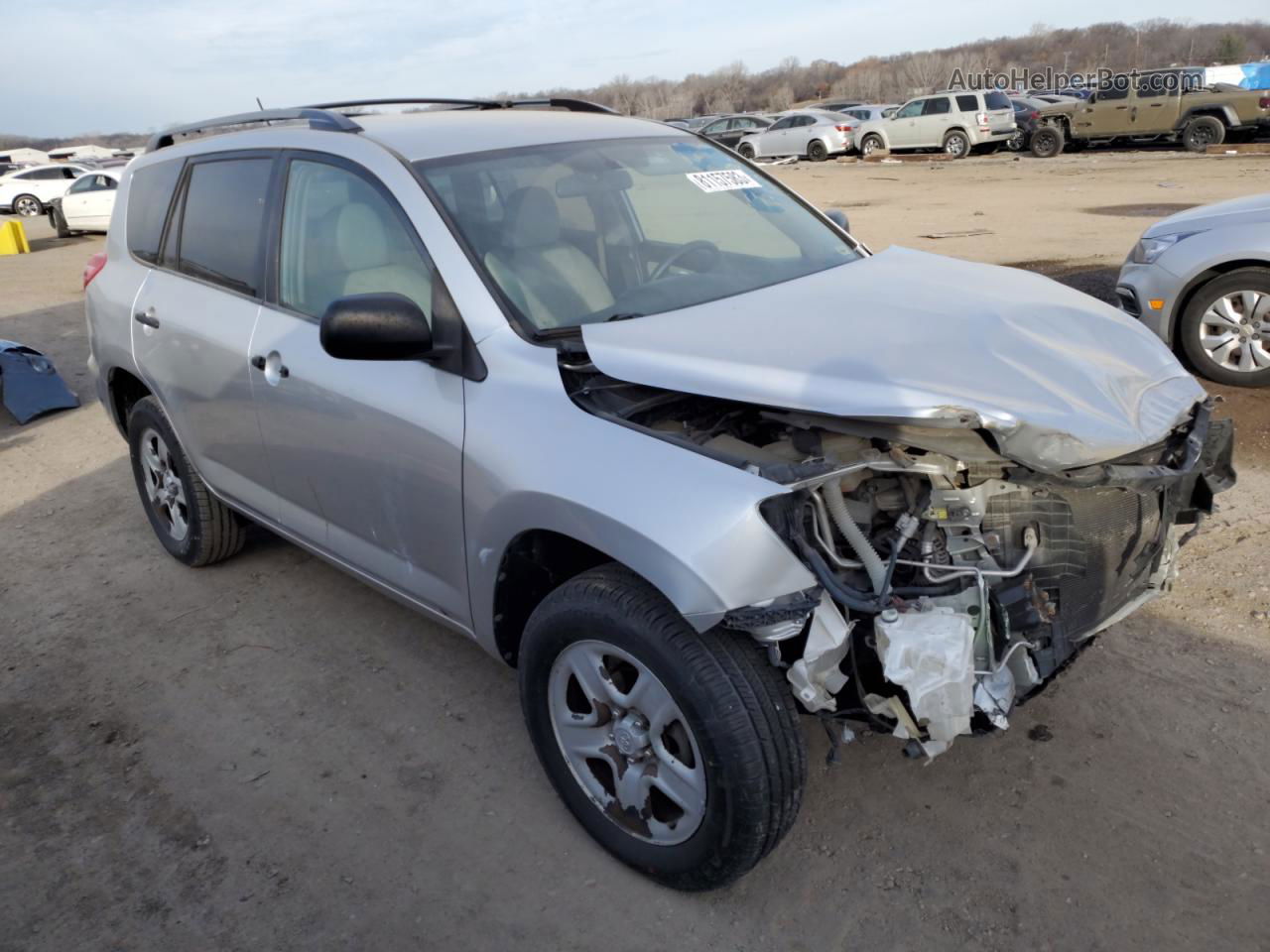 2010 Toyota Rav4  Серебряный vin: 2T3ZF4DV9AW021252