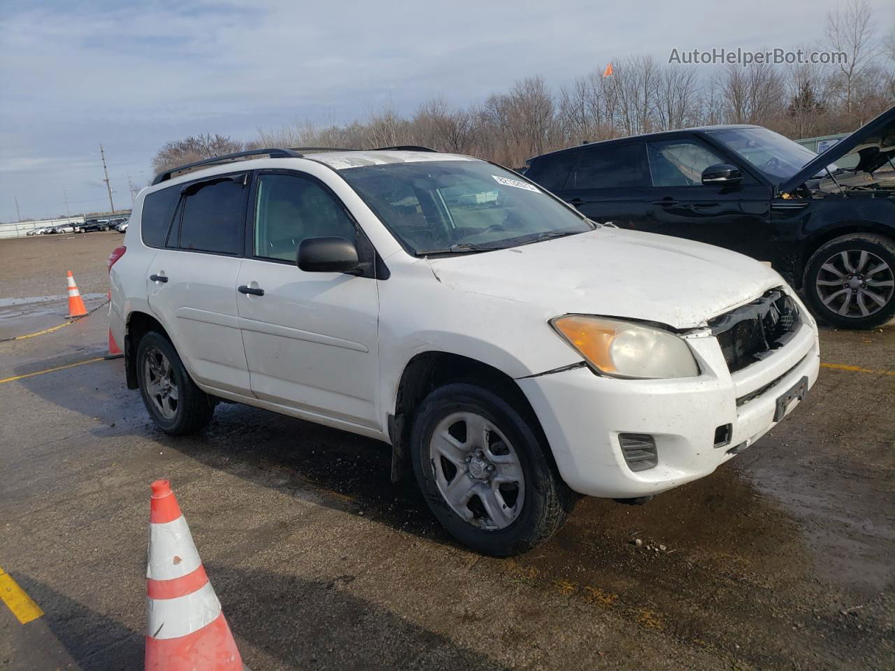 2010 Toyota Rav4  White vin: 2T3ZF4DV9AW034261