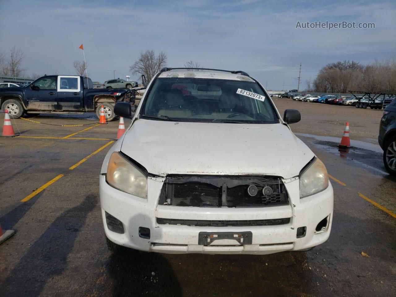 2010 Toyota Rav4  White vin: 2T3ZF4DV9AW034261