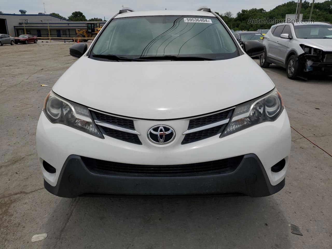 2015 Toyota Rav4 Le White vin: 2T3ZFREV0FW130976