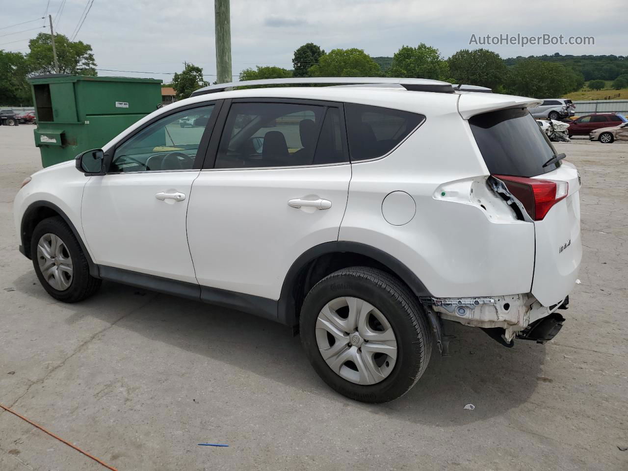 2015 Toyota Rav4 Le White vin: 2T3ZFREV0FW130976