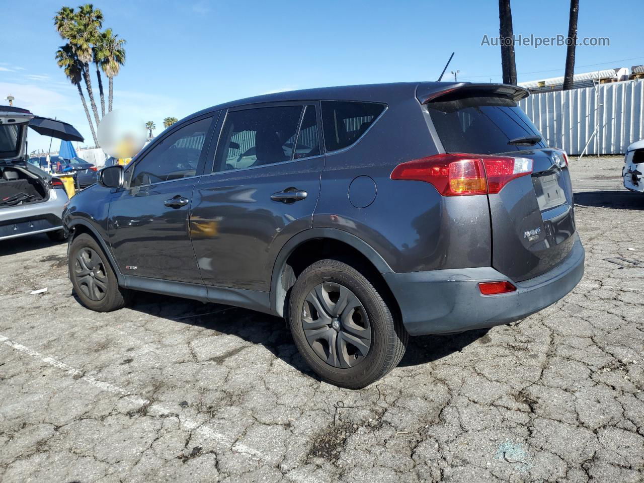 2015 Toyota Rav4 Le Gray vin: 2T3ZFREV0FW179921