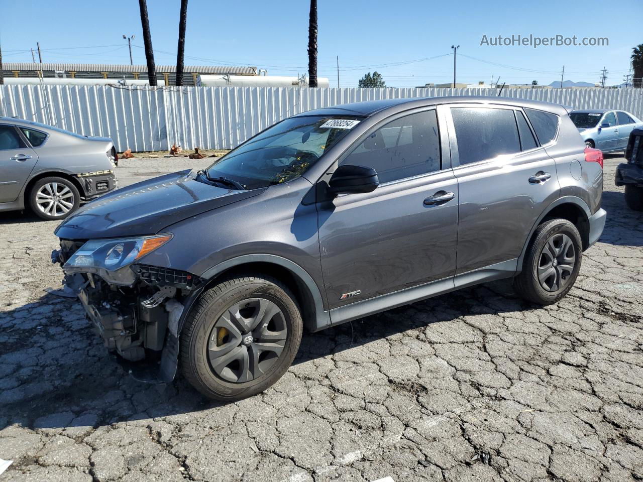 2015 Toyota Rav4 Le Gray vin: 2T3ZFREV0FW179921