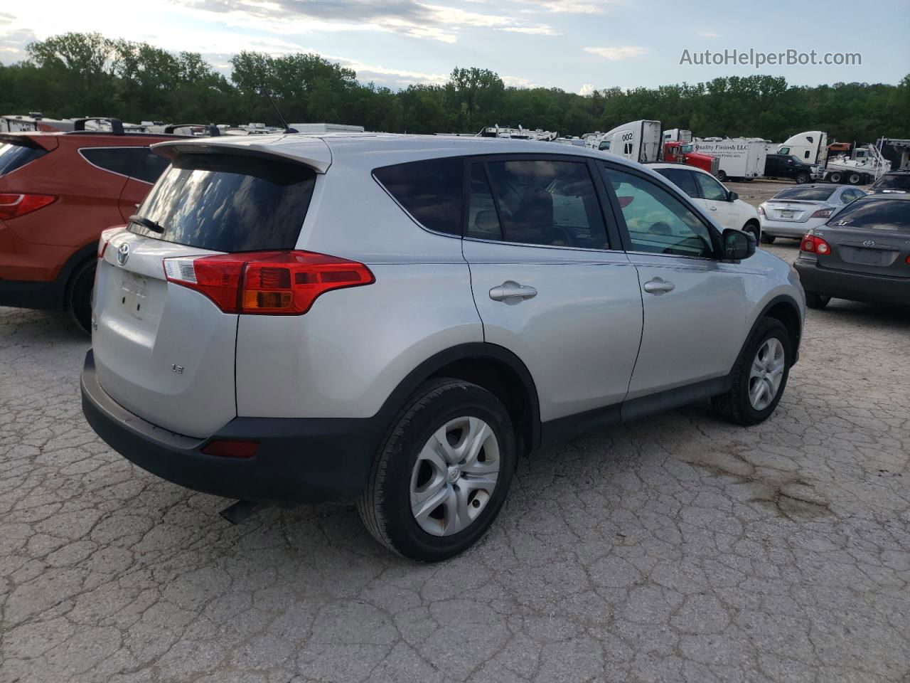 2015 Toyota Rav4 Le Silver vin: 2T3ZFREV0FW188912