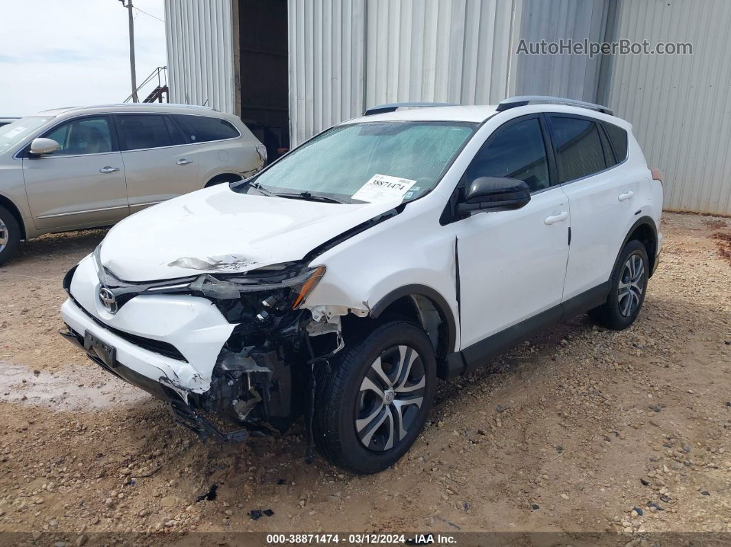 2016 Toyota Rav4 Le White vin: 2T3ZFREV1GW236807