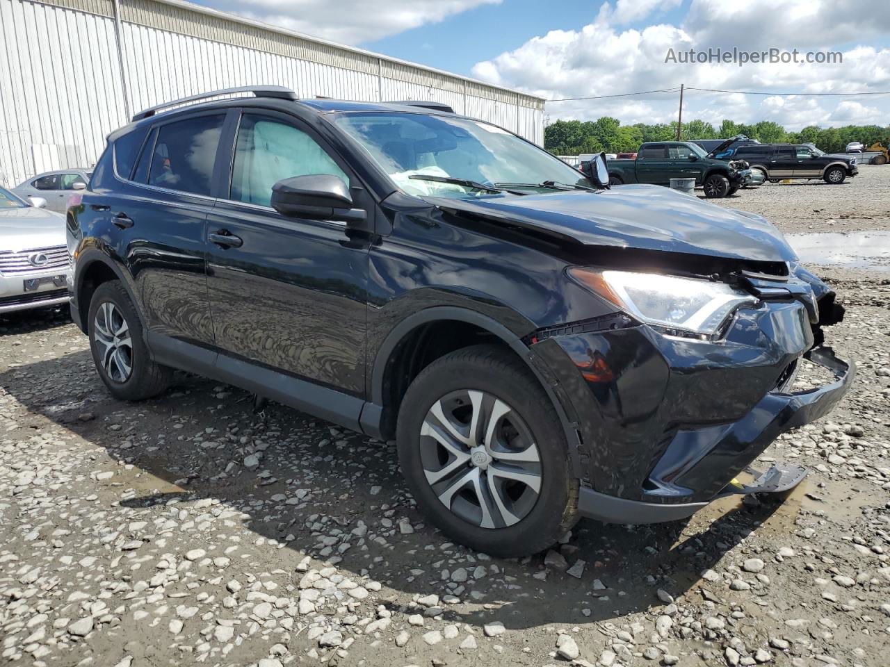 2017 Toyota Rav4 Le Черный vin: 2T3ZFREV1HW374722