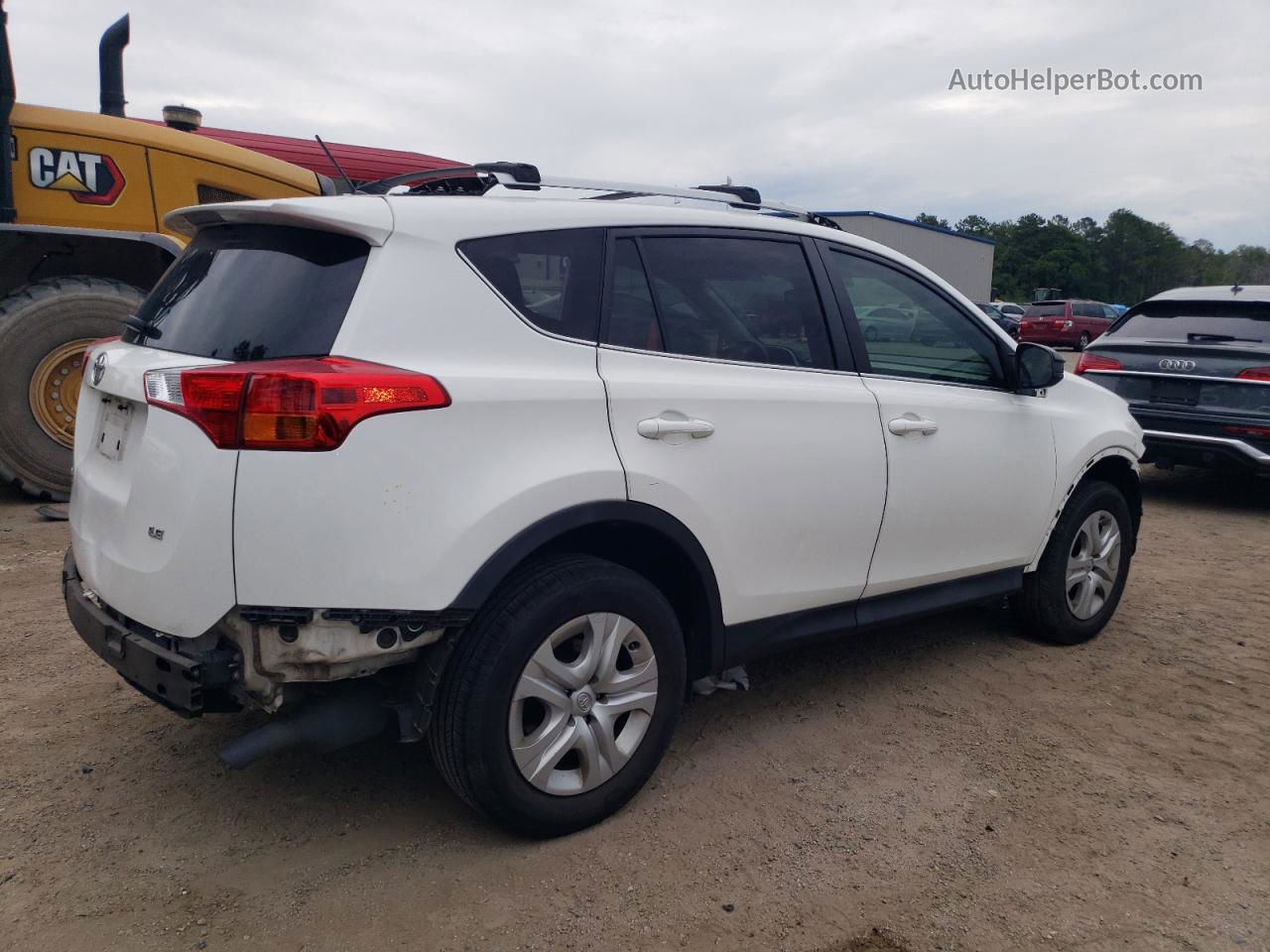 2015 Toyota Rav4 Le White vin: 2T3ZFREV2FW178222