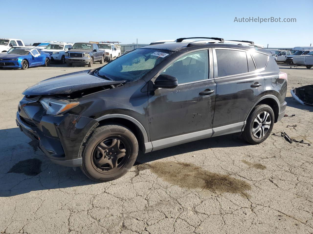 2016 Toyota Rav4 Le Черный vin: 2T3ZFREV2GW239697