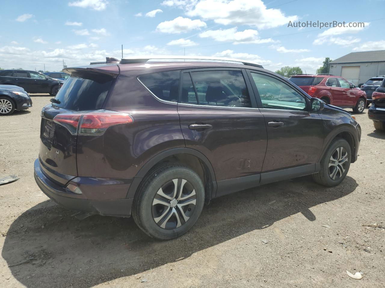 2016 Toyota Rav4 Le Burgundy vin: 2T3ZFREV2GW271999