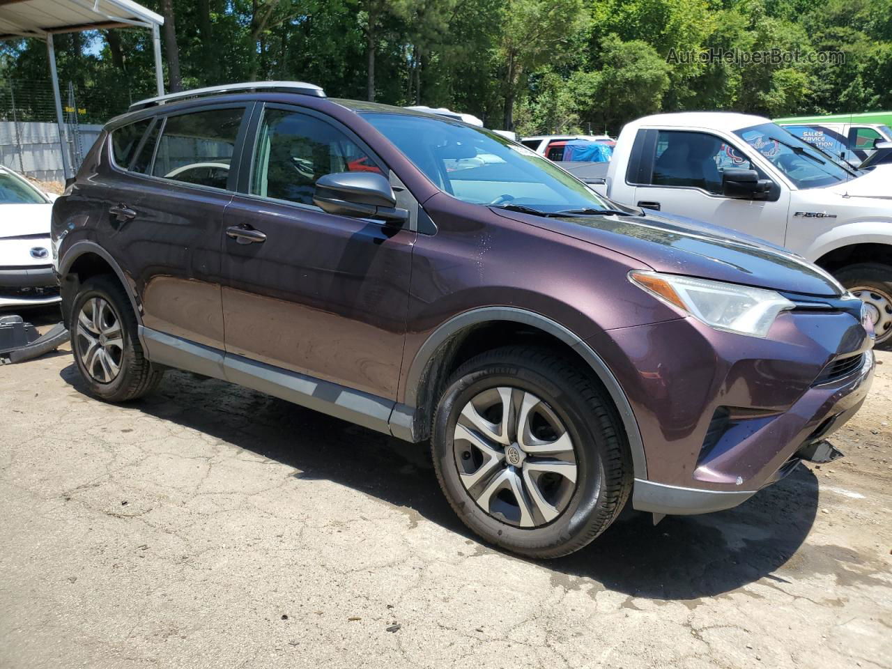 2016 Toyota Rav4 Le Purple vin: 2T3ZFREV2GW274711