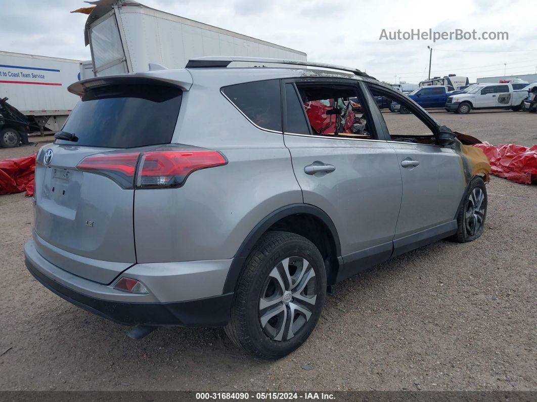 2018 Toyota Rav4 Le Silver vin: 2T3ZFREV2JW426607