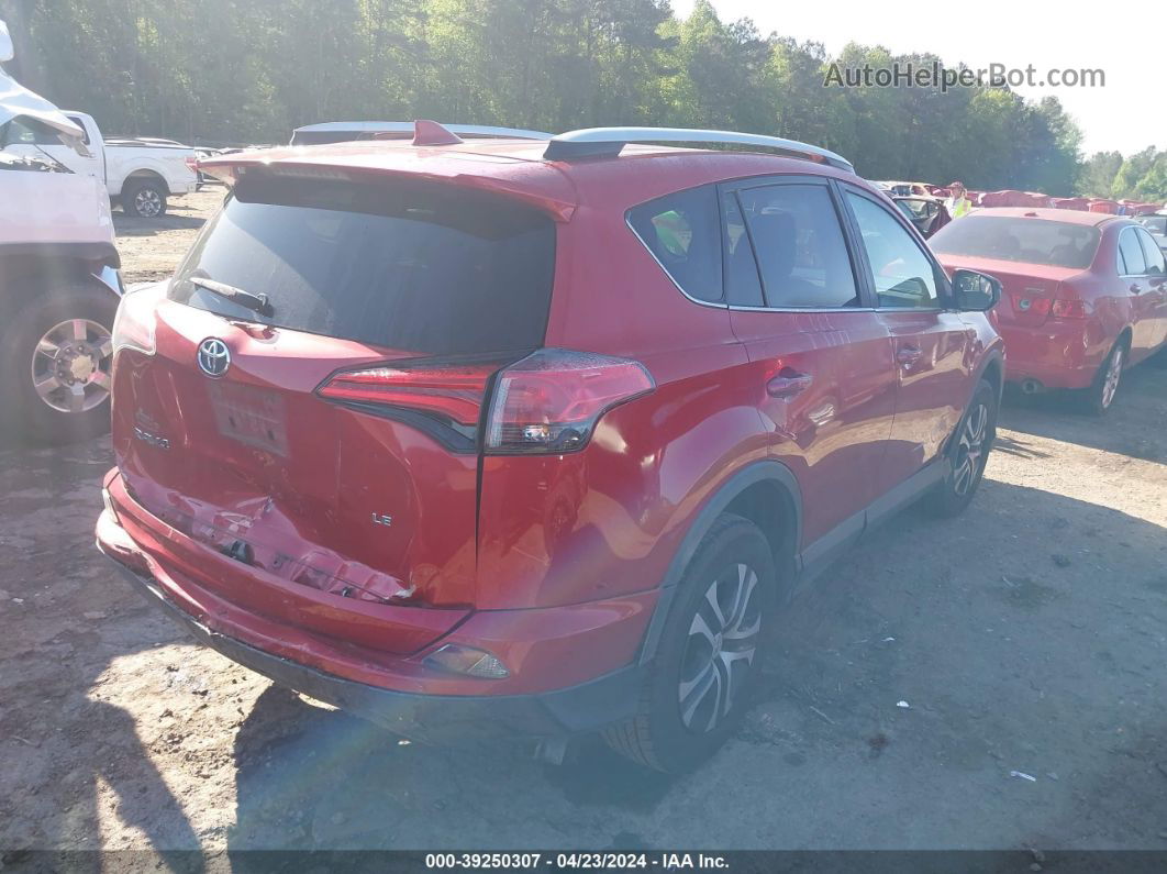 2016 Toyota Rav4 Le Red vin: 2T3ZFREV3GW299603