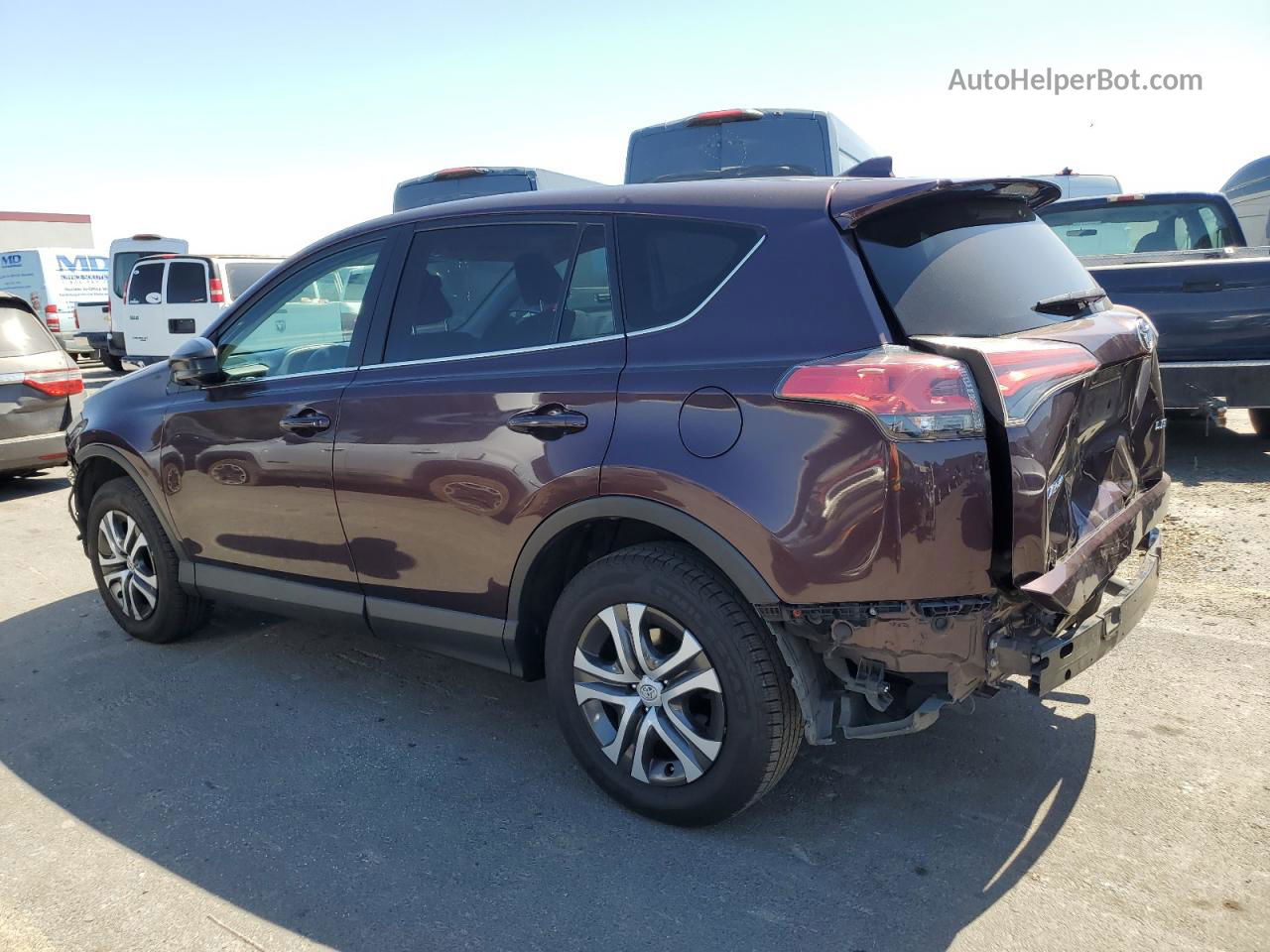 2017 Toyota Rav4 Le Purple vin: 2T3ZFREV3HW401953