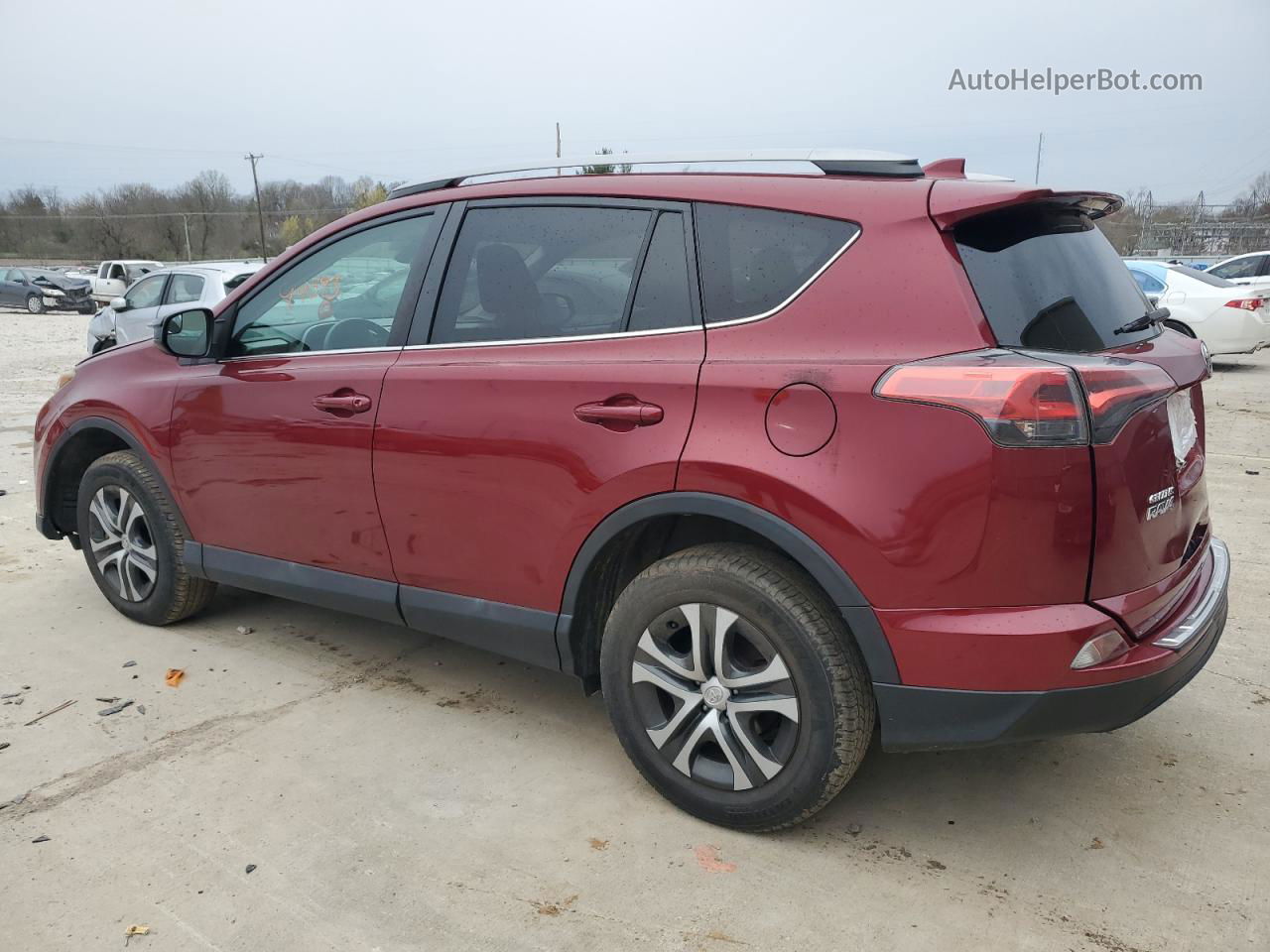 2018 Toyota Rav4 Le Maroon vin: 2T3ZFREV3JW432545