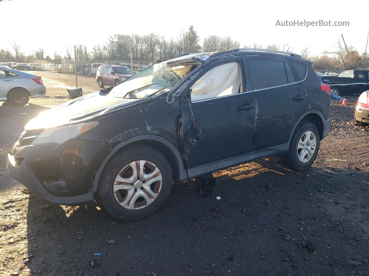 2015 Toyota Rav4 Le Black vin: 2T3ZFREV4FW185348