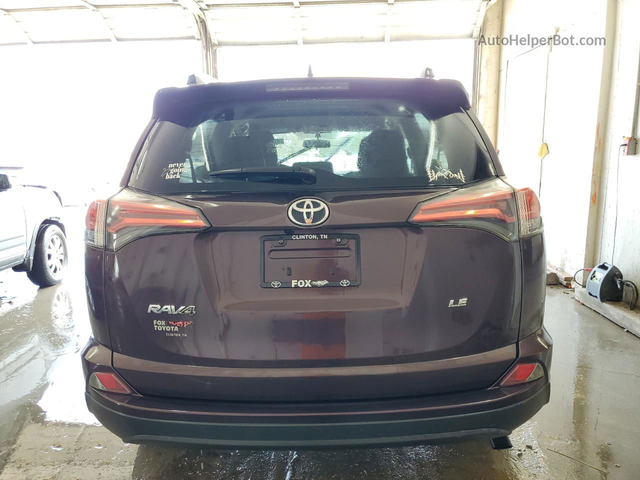 2016 Toyota Rav4 Le Бордовый vin: 2T3ZFREV4GW297388