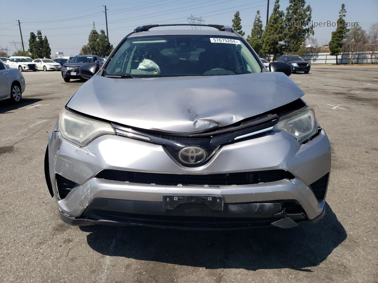 2017 Toyota Rav4 Le Silver vin: 2T3ZFREV4HW346946