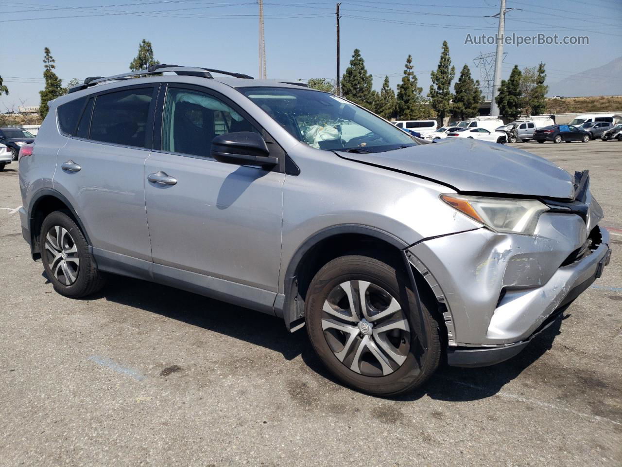 2017 Toyota Rav4 Le Silver vin: 2T3ZFREV4HW346946