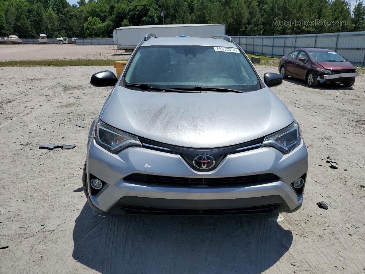 2018 Toyota Rav4 Le Silver vin: 2T3ZFREV4JW453517