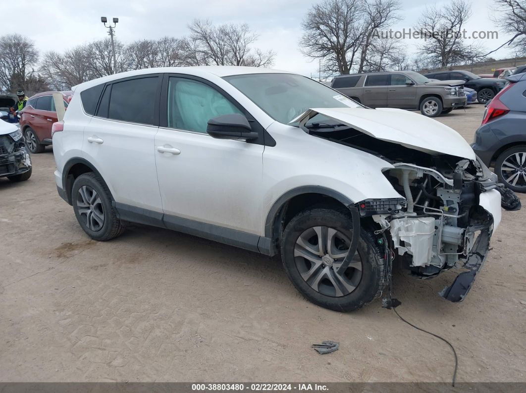 2018 Toyota Rav4 Le White vin: 2T3ZFREV4JW510265