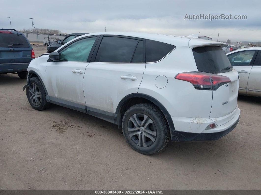 2018 Toyota Rav4 Le White vin: 2T3ZFREV4JW510265