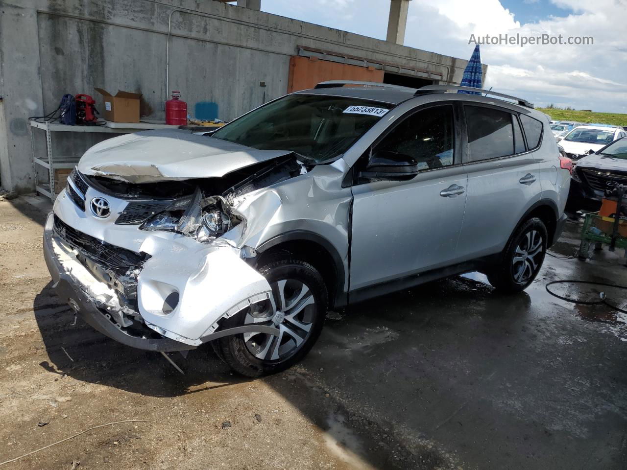 2015 Toyota Rav4 Le Silver vin: 2T3ZFREV5FW182247