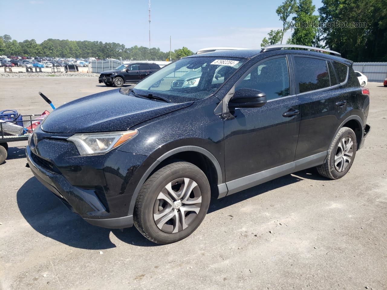 2017 Toyota Rav4 Le Черный vin: 2T3ZFREV5HW363464