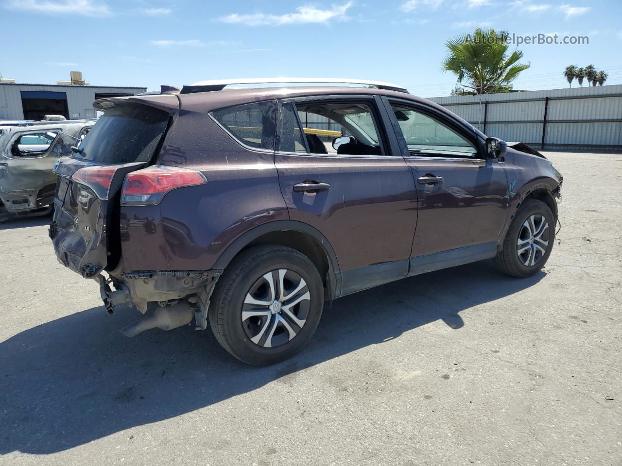 2018 Toyota Rav4 Le Purple vin: 2T3ZFREV5JW464235