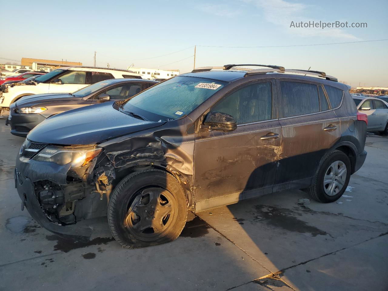 2015 Toyota Rav4 Le Серый vin: 2T3ZFREV6FW206426