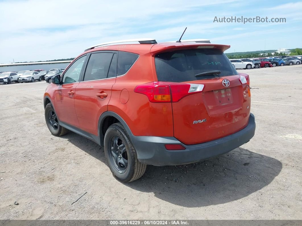 2015 Toyota Rav4 Le Orange vin: 2T3ZFREV7FW168060