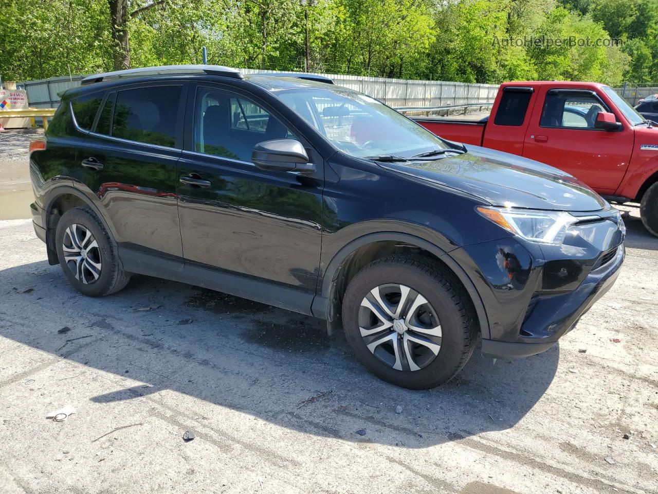 2016 Toyota Rav4 Le Черный vin: 2T3ZFREV7GW274932