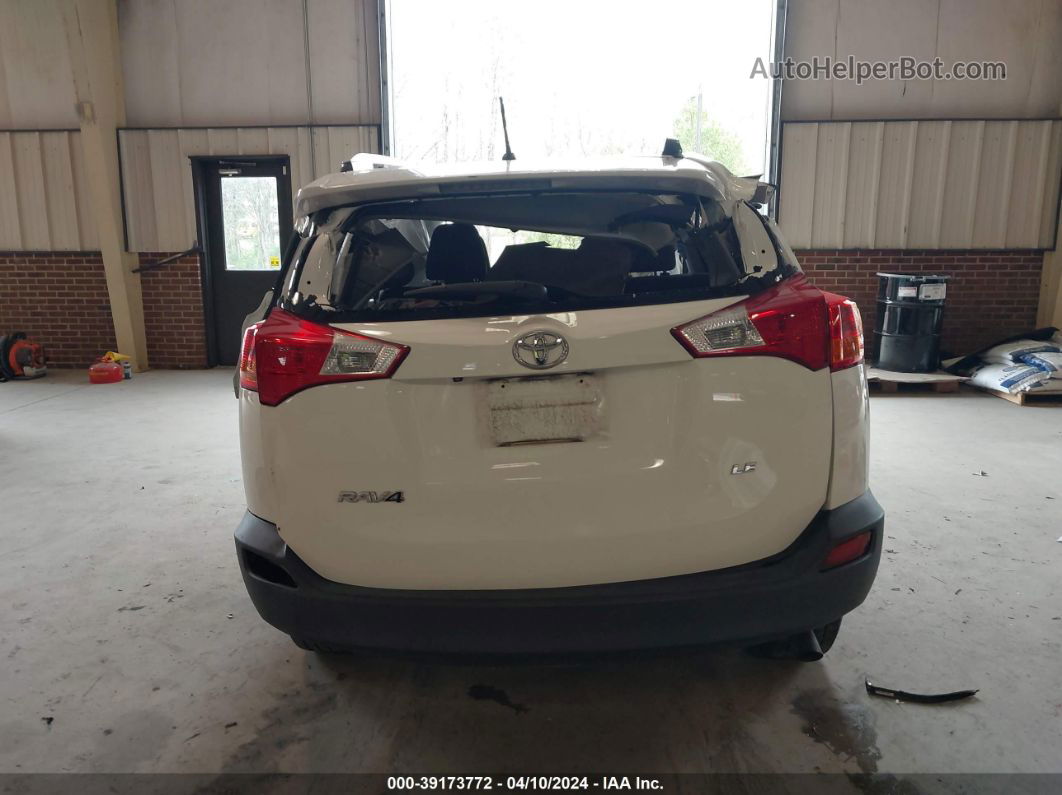 2015 Toyota Rav4 Le White vin: 2T3ZFREV8FW135844