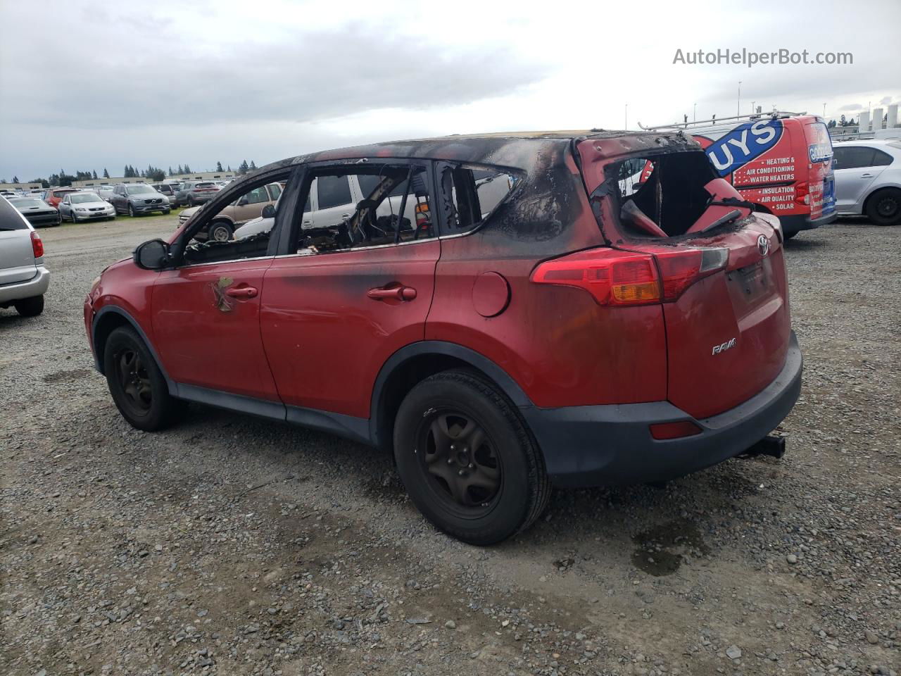 2015 Toyota Rav4 Le Maroon vin: 2T3ZFREV9FW225388