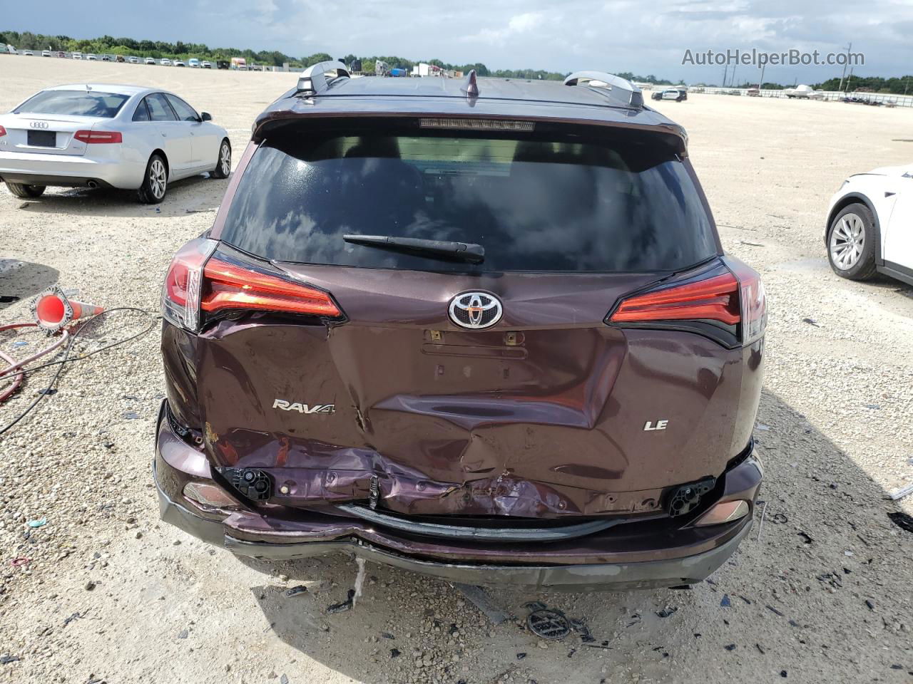 2016 Toyota Rav4 Le Purple vin: 2T3ZFREV9GW290002